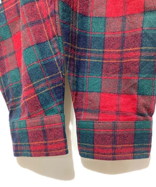 PENDLETON（ペンドルトン）PENDLETON (ペンドルトン) ウールチェックシャツ レッド サイズ:Lの古着・服飾アイテム