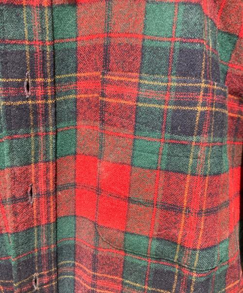 PENDLETON（ペンドルトン）PENDLETON (ペンドルトン) ウールチェックシャツ レッド サイズ:Lの古着・服飾アイテム