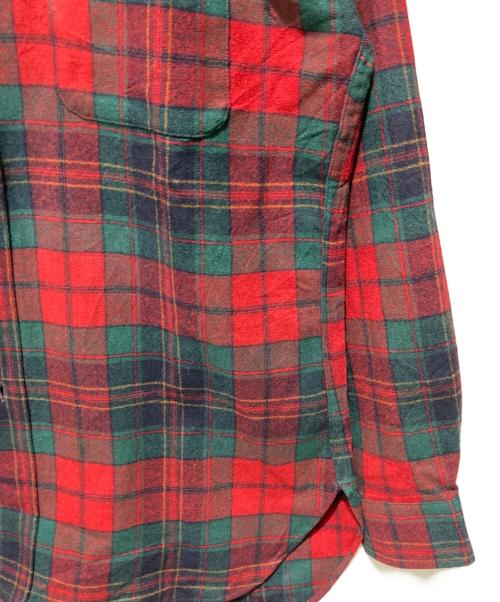 PENDLETON（ペンドルトン）PENDLETON (ペンドルトン) ウールチェックシャツ レッド サイズ:Lの古着・服飾アイテム