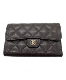 CHANEL（シャネル）の古着「3つ折り財布」｜ブラウン