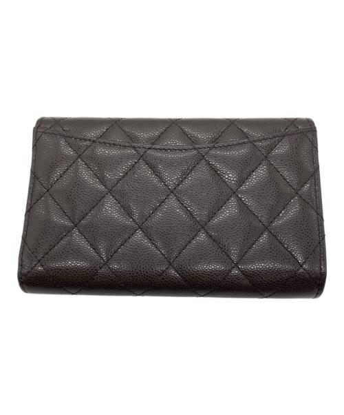 CHANEL（シャネル）CHANEL (シャネル) 3つ折り財布 ブラウンの古着・服飾アイテム