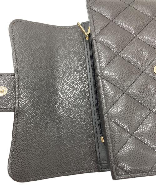 CHANEL（シャネル）CHANEL (シャネル) 3つ折り財布 ブラウンの古着・服飾アイテム