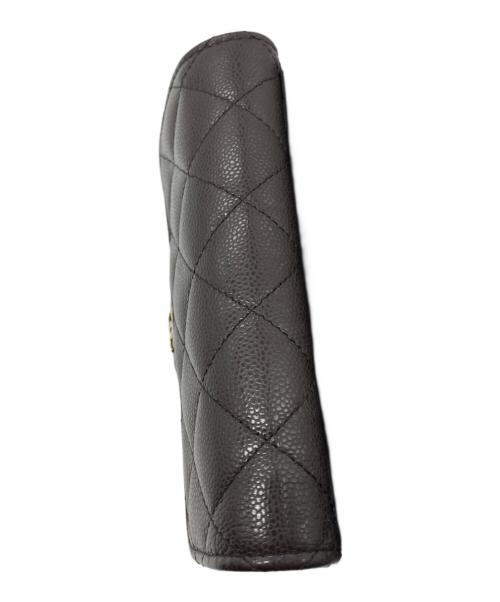 CHANEL（シャネル）CHANEL (シャネル) 3つ折り財布 ブラウンの古着・服飾アイテム