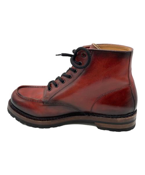 F.LLI Giacometti（フラテッリ ジャコメッティ）F.LLI Giacometti (フラテッリ ジャコメッティ) Uチップブーツ ボルドー サイズ:41の古着・服飾アイテム