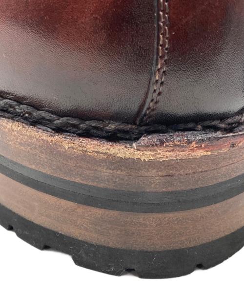 F.LLI Giacometti（フラテッリ ジャコメッティ）F.LLI Giacometti (フラテッリ ジャコメッティ) Uチップブーツ ボルドー サイズ:41の古着・服飾アイテム
