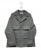 Graphpaperグラフペーパー）の古着「Hard Twill Fatigu Jacket」｜グレー