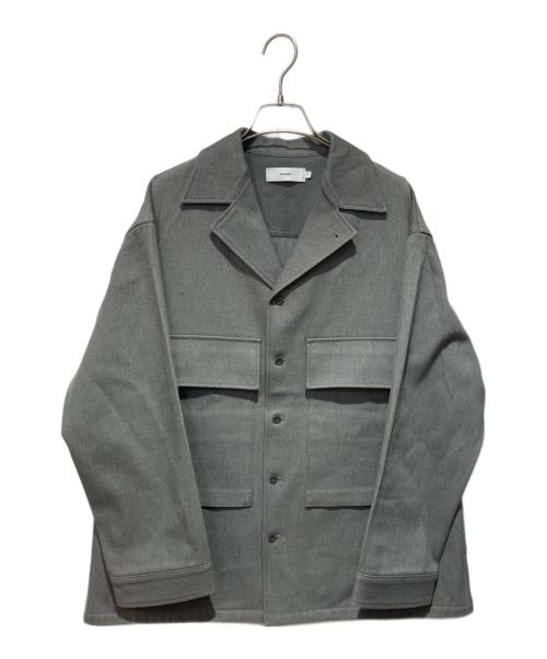 Graphpaper（グラフペーパー）Graphpaper (グラフペーパー) Hard Twill Fatigu Jacket グレー サイズ:2の古着・服飾アイテム