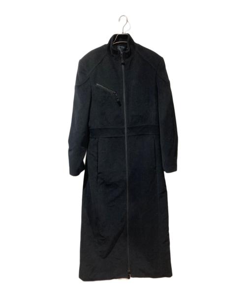 Jean Paul Gaultier homme（ジャンポールゴルチェオム）Jean Paul Gaultier homme (ジャンポールゴルチェオム) スーパーロングフルジップコート ブラック サイズ:SIZE 50の古着・服飾アイテム