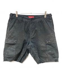 SUPREME（シュプリーム）の古着「21ss Overdyed Camo Cargo Short」｜ブラック