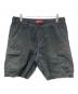 SUPREME（シュプリーム）の古着「21ss Overdyed Camo Cargo Short」｜ブラック