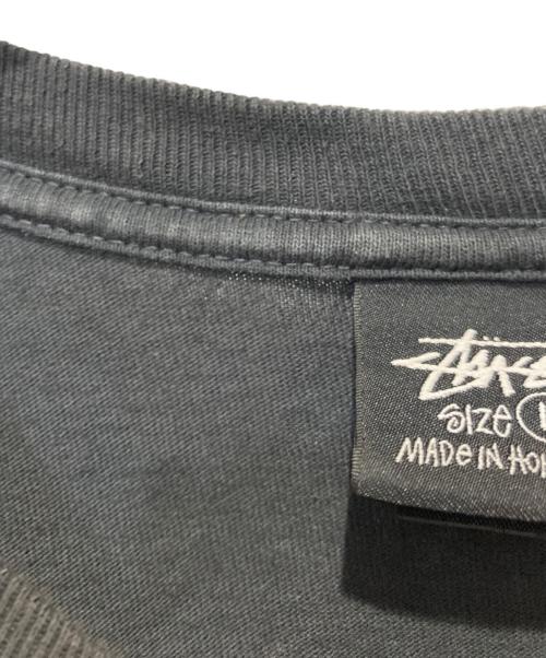 stussy（ステューシー）stussy (ステューシー) OUR LEGACY (アワーレガシー) Work Shop Swirl Tee ブラック×グリーン サイズ:Ｌの古着・服飾アイテム