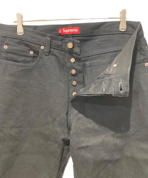 SUPREME（シュプリーム）SUPREME (シュプリーム) 25FW Rigid Loose Fit Selvedge Jean ブラック サイズ: 81cm (W32)の古着・服飾アイテム