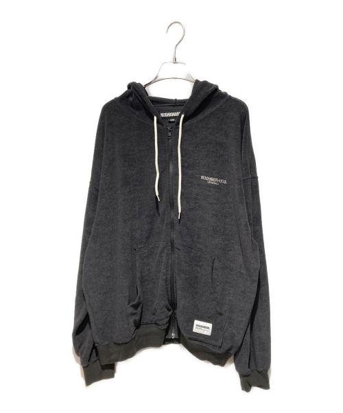NEIGHBORHOOD（ネイバーフッド）NEIGHBORHOOD (ネイバーフッド) PILE PARKA ZIP HOODIE ブラック サイズ:Ｌの古着・服飾アイテム