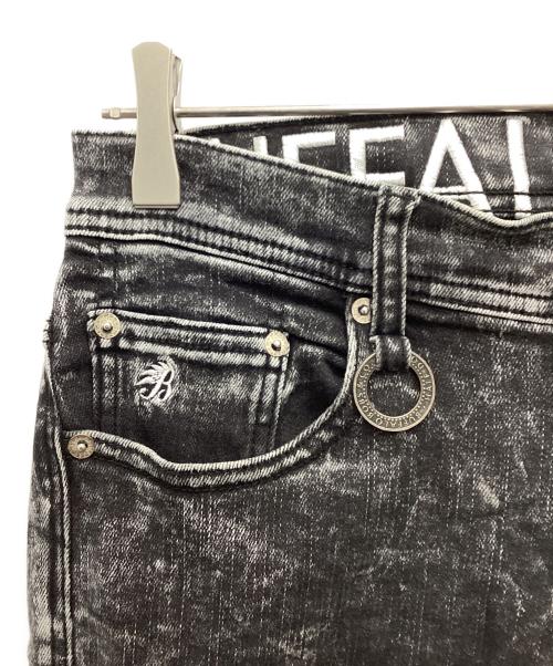 BUFFALO BOBS（バッファローボブズ）BUFFALO BOBS (バッファローボブズ) ダメージ加工スーパースキニーデニムパンツ ブラック サイズ:1の古着・服飾アイテム