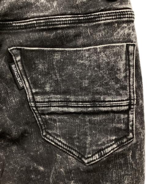 BUFFALO BOBS（バッファローボブズ）BUFFALO BOBS (バッファローボブズ) ダメージ加工スーパースキニーデニムパンツ ブラック サイズ:1の古着・服飾アイテム