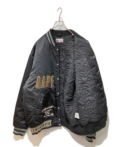 A BATHING APE（アベイシングエイプ）A BATHING APE (アベイシングエイプ) AAPE JACKET ブラック サイズ:XLの古着・服飾アイテム