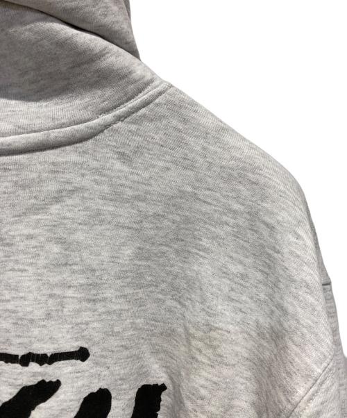 stussy（ステューシー）stussy (ステューシー) STOCK CROWN HOODIE グレー サイズ:Mの古着・服飾アイテム