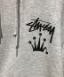 中古・古着 stussy (ステューシー) STOCK CROWN HOODIE グレー サイズ:M：12000円