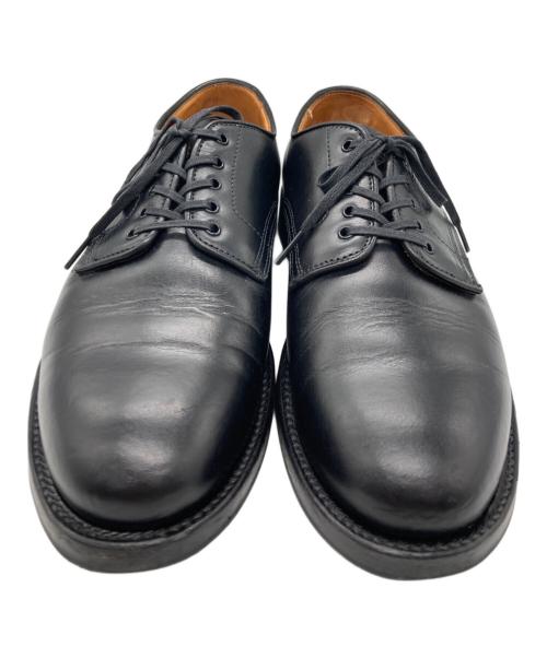 WHEEL ROBE（ウィールローブ）WHEEL ROBE (ウィールローブ) PLAIN TOE DERBY ブラック サイズ:SIZE 71/2の古着・服飾アイテム