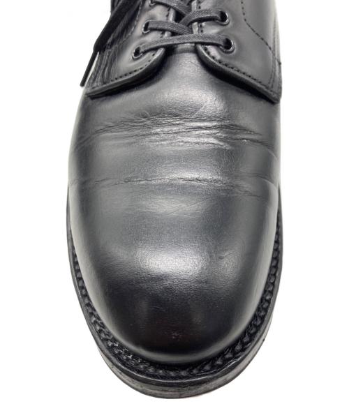 WHEEL ROBE（ウィールローブ）WHEEL ROBE (ウィールローブ) PLAIN TOE DERBY ブラック サイズ:SIZE 71/2の古着・服飾アイテム