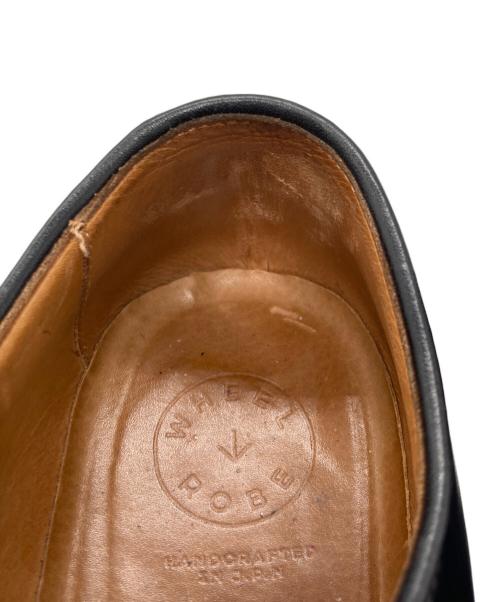 WHEEL ROBE（ウィールローブ）WHEEL ROBE (ウィールローブ) PLAIN TOE DERBY ブラック サイズ:SIZE 71/2の古着・服飾アイテム