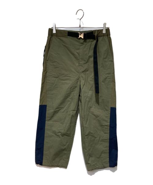 sacai（サカイ）sacai (サカイ) Cotton Oxford Pants グリーンの古着・服飾アイテム