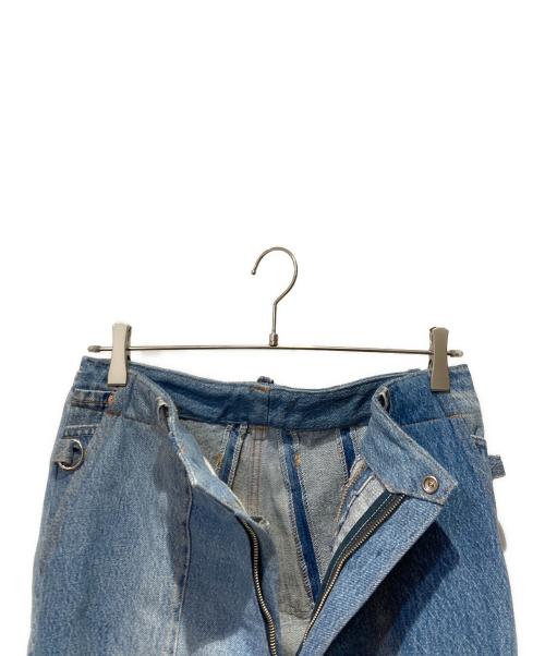 UNUSED（アンユーズド）UNUSED (アンユーズド) bondege denim pants インディゴ サイズ:1の古着・服飾アイテム