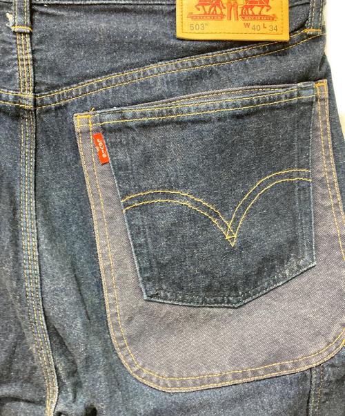JUNYA WATANABE CdG MAN（ジュンヤ ワタナベ コム デ ギャルソン マン）JUNYA WATANABE CdG MAN (ジュンヤ ワタナベ コム デ ギャルソン マン) LEVI'S (リーバイス) デニムハーフパンツ インディゴ サイズ:ＸＳの古着・服飾アイテム