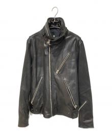 G-STAR RAW（ジースターロゥ）の古着「レザージャケット」｜ブラック