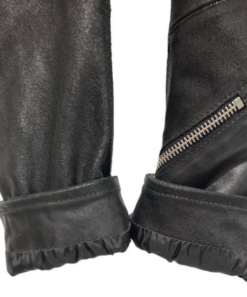 G-STAR RAW（ジースターロゥ）G-STAR RAW (ジースターロゥ) レザージャケット ブラック サイズ:Sの古着・服飾アイテム