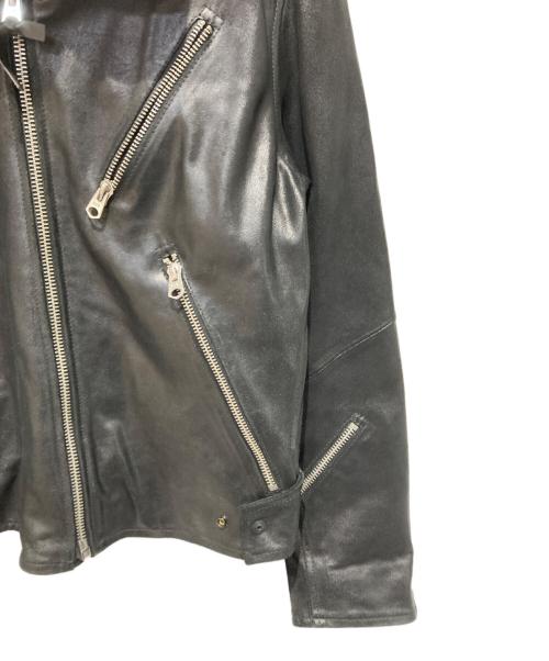 G-STAR RAW（ジースターロゥ）G-STAR RAW (ジースターロゥ) レザージャケット ブラック サイズ:Sの古着・服飾アイテム