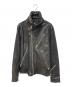 G-STAR RAW（ジースターロゥ）の古着「レザージャケット」｜ブラック