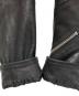 中古・古着 G-STAR RAW (ジースターロゥ) レザージャケット ブラック サイズ:S：14000円