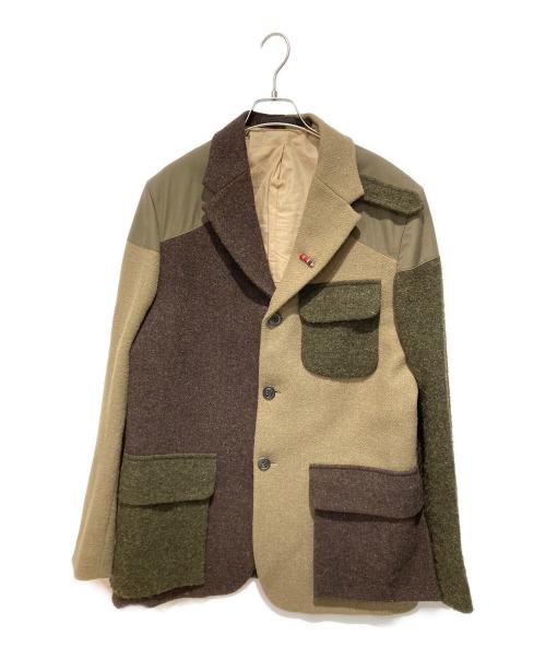 NIGEL CABOURN（ナイジェルケーボン）NIGEL CABOURN (ナイジェルケーボン) Harris Tweed (ハリスツイード) MALLORY JACKET -ISETAN SPECIAL- オリーブ サイズ:SIZE 50の古着・服飾アイテム