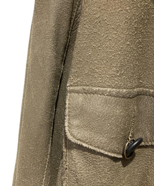 DIESEL Black Gold（ディーゼル ブラック ゴールド）DIESEL Black Gold (ディーゼル ブラック ゴールド) スウェードレザージャケット ブラウン サイズ:Ｌの古着・服飾アイテム
