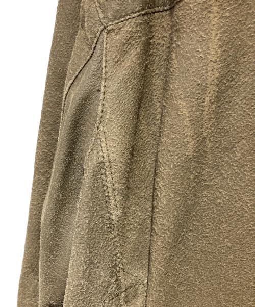 DIESEL Black Gold（ディーゼル ブラック ゴールド）DIESEL Black Gold (ディーゼル ブラック ゴールド) スウェードレザージャケット ブラウン サイズ:Ｌの古着・服飾アイテム