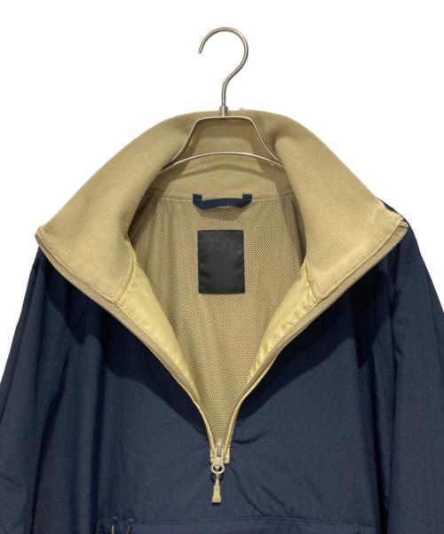 DAIWA PIER39（ダイワ ピア39）DAIWA PIER39 (ダイワ ピア39) TECH HALFZIP STAND JACKET ネイビー×ベージュ サイズ:Ｌの古着・服飾アイテム