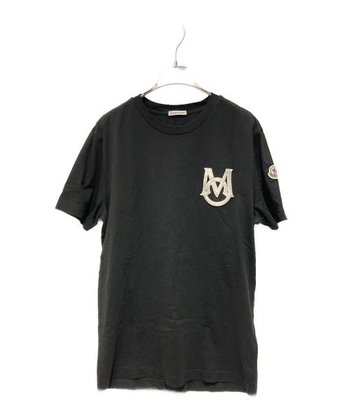 MONCLER（モンクレール）MONCLER (モンクレール) 24AW Logo S/S T-SHIRT ブラック サイズ:Ｌの古着・服飾アイテム