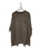 MARLBORO COUNTRY STOREマルボロカントリーストア）の古着「MAN POCKET TEE」｜ブラウン