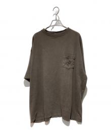MARLBORO COUNTRY STORE（マルボロカントリーストア）の古着「MAN POCKET TEE」｜ブラウン