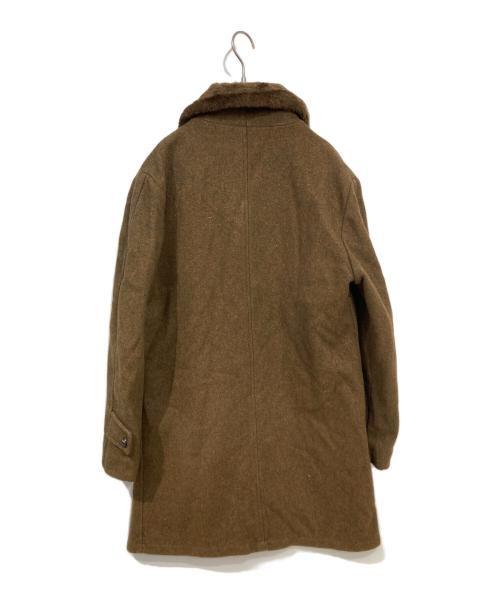 DAN JAC（ダン・ジャック）DAN JAC (ダン・ジャック) ショールカラー ウール ギャング コート グリーン サイズ:38の古着・服飾アイテム