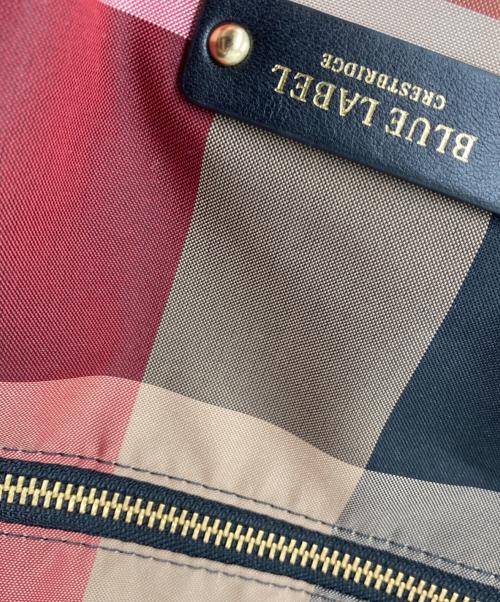 BURBERRY BLUE LABEL（バーバリー ブルー レーベル）BURBERRY BLUE LABEL (バーバリー ブルー レーベル) ミニバックパック レッドの古着・服飾アイテム