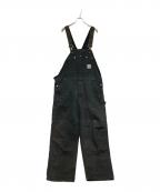 CarHarttカーハート）の古着「ダブルニーオーバーオール」｜ブラック