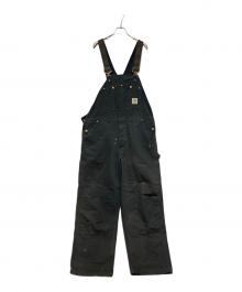 CarHartt（カーハート）の古着「ダブルニーオーバーオール」｜ブラック