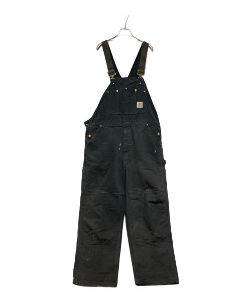 CarHartt（カーハート）CarHartt (カーハート) ダブルニーオーバーオール ブラック サイズ:表記不明の古着・服飾アイテム