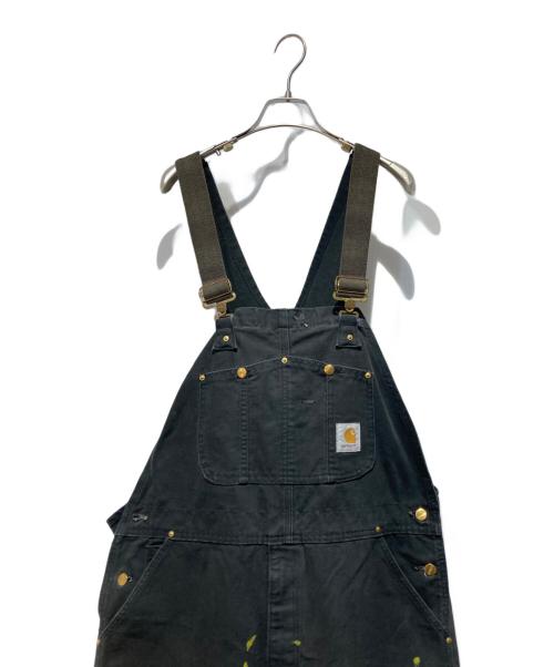 CarHartt（カーハート）CarHartt (カーハート) ダブルニーオーバーオール ブラック サイズ:表記不明の古着・服飾アイテム
