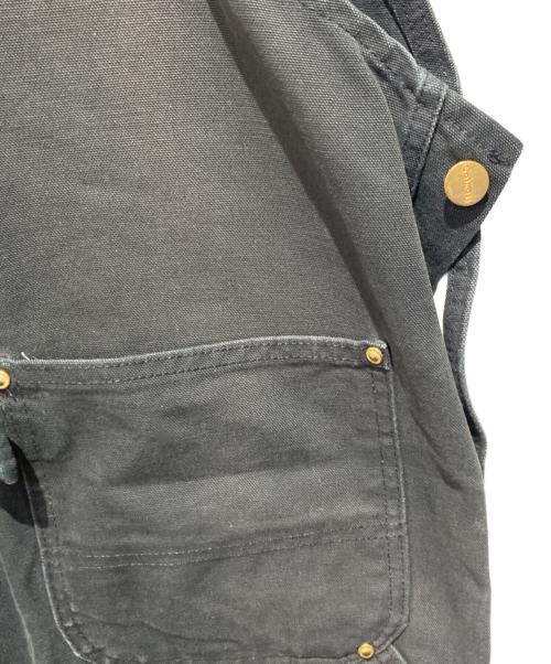 CarHartt（カーハート）CarHartt (カーハート) ダブルニーオーバーオール ブラック サイズ:表記不明の古着・服飾アイテム