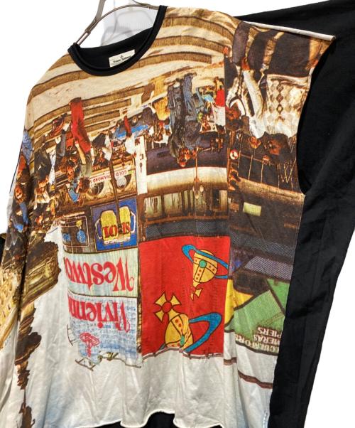Vivienne Westwood（ヴィヴィアンウエストウッド）Vivienne Westwood (ヴィヴィアンウエストウッド) anglomania オーバサイズカットソー ブラック サイズ:SIZE 38の古着・服飾アイテム