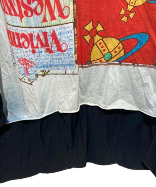 Vivienne Westwood（ヴィヴィアンウエストウッド）Vivienne Westwood (ヴィヴィアンウエストウッド) anglomania オーバサイズカットソー ブラック サイズ:SIZE 38の古着・服飾アイテム