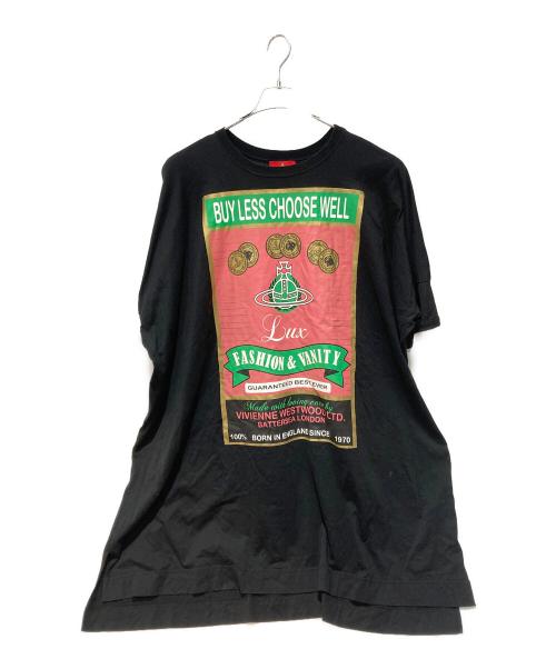 Vivienne Westwood（ヴィヴィアンウエストウッド）Vivienne Westwood (ヴィヴィアンウエストウッド) オーバーサイズTシャツ ブラック サイズ:SIZE 00の古着・服飾アイテム